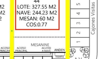 Venta Naves Industriales | (414m2) Lib. Norponiente, Tlacote | Qro76 $7.3mdp