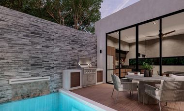 Villa en Venta en Tulum Country Club 3 habitaciones Campo de Golf Alberca privada Plusvalia