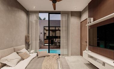 Villa en Venta en Tulum Country Club 3 habitaciones Campo de Golf Alberca privada Plusvalia