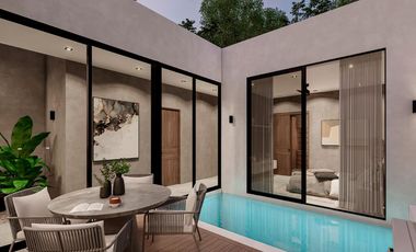 Villa en Venta en Tulum Country Club 3 habitaciones Campo de Golf Alberca privada Plusvalia