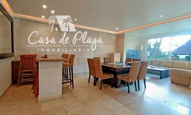 Departamento en venta con club de playa privado Acapulco
