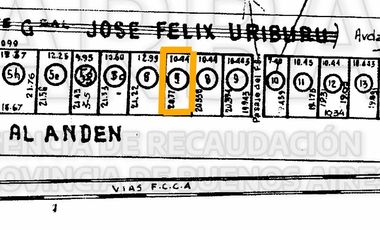 Terreno en Venta sobre Av Libertador 1100 - Vicente Lopez