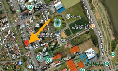 Terreno en Venta sobre Av Libertador 1100 - Vicente Lopez