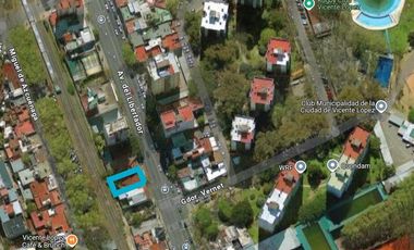 Terreno en Venta sobre Av Libertador 1100 - Vicente Lopez