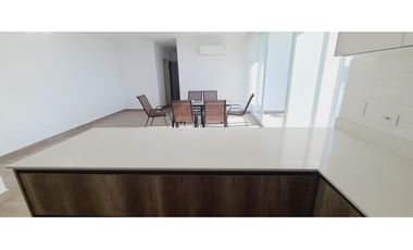 Renta dpto de 2 habitaciones Urb. PortoManta sector sur vía san Mateo.