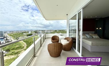 Departamento amoblado vista al mar en Riva Di Mare, Barbasquillo Manta