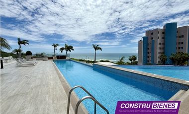 Departamento amoblado vista al mar en Riva Di Mare, Barbasquillo Manta