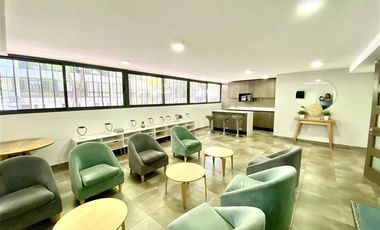 Departamento en Venta en Barrio Universitario / Metro Toesca / 2D 2B E y B en Santiago