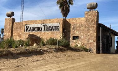 TERRENO EN TRASPASO EN RANCHO TECATE