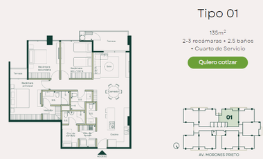 PREVENTA DE DEPARTAMENTO EN VALLE PONIENTE SANTA CATARINA