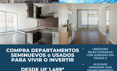 DEPARTAMENTOS SEMINUEVOS DISPONIBLES