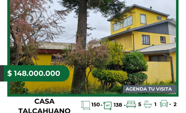 AMPLIA CASA SECTOR DENAVISUR TALCAHUANO