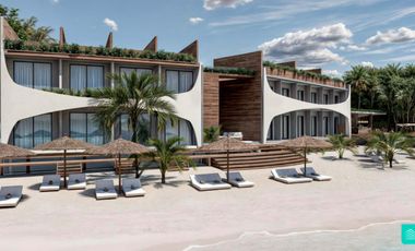 ESTUDIO EN PRE VENTA EXCLUSIVA FRENTE AL MAR EN MAHAHUAL, RIVIERA MAYA, DESARROLLADOR CON PRESTIGIO