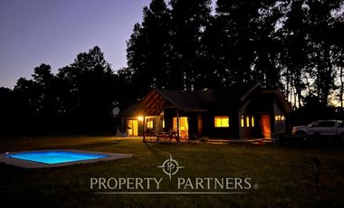 Hermosa Parcela con casa en Condominio sector Cayumapu