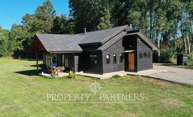 Hermosa Parcela con casa en Condominio sector Cayumapu