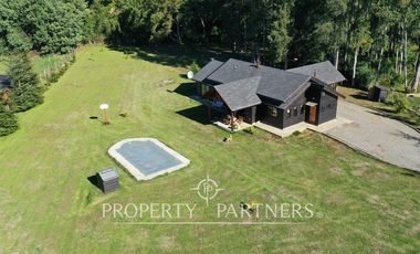 Hermosa Parcela con casa en Condominio sector Cayumapu