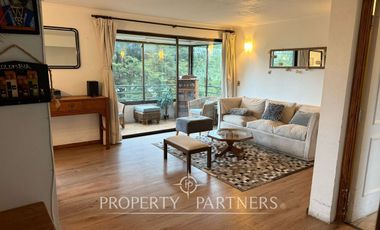 Departamento amoblado en Condominio Los Arrayanes, Teja Sur