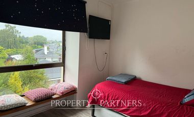 Departamento amoblado en Condominio Los Arrayanes, Teja Sur