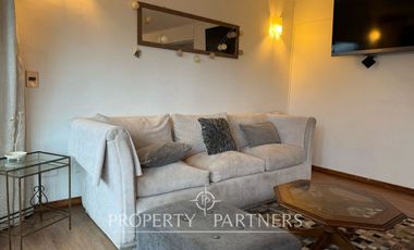 Departamento amoblado en Condominio Los Arrayanes, Teja Sur