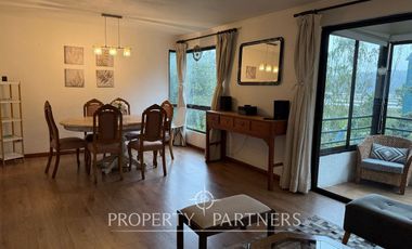 Departamento amoblado en Condominio Los Arrayanes, Teja Sur