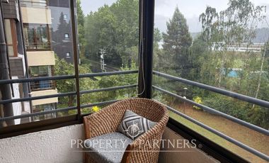 Departamento amoblado en Condominio Los Arrayanes, Teja Sur