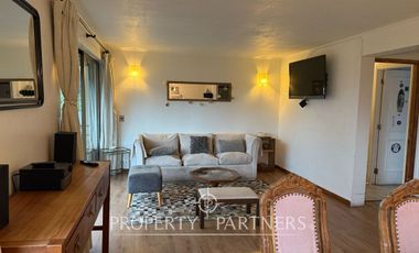 Departamento amoblado en Condominio Los Arrayanes, Teja Sur
