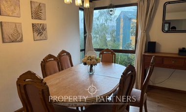 Departamento amoblado en Condominio Los Arrayanes, Teja Sur