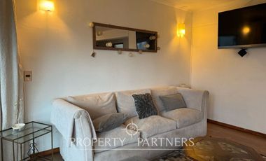 Departamento amoblado en Condominio Los Arrayanes, Teja Sur