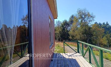 Parcela con cabaña en Panguipulli Los Tallos Altos