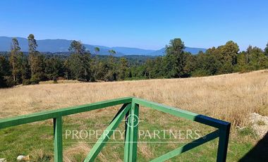 Parcela con cabaña en Panguipulli Los Tallos Altos