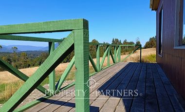 Parcela con cabaña en Panguipulli Los Tallos Altos