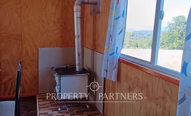 Parcela con cabaña en Panguipulli Los Tallos Altos