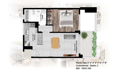 Departamento de dos ambientes en venta- Moron Sur
