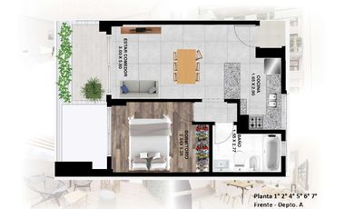Departamento de dos ambientes en venta- Moron Sur