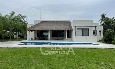 INCREÍBLE CASA EN VENTA EN FRACC. CAMPESTRE FRENTE AL RÍO EN SANTIAGO DE LA PEÑA, TUXPAN