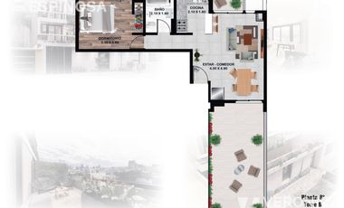 Departamento de dos ambientes en venta, Moron.