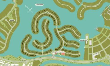 Lote en venta al lago central  en el Barrio Puentes, Nordelta