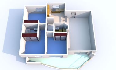 Departamento 4 ambientes 3 dorm. RETASADO