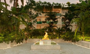 EN VENTA DEPARTAMENTO EN TULUM DE DOS HABITACIONES CON ALBERCA