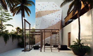 EN VENTA DEPARTAMENTO EN TULUM DE DOS HABITACIONES CON ALBERCA