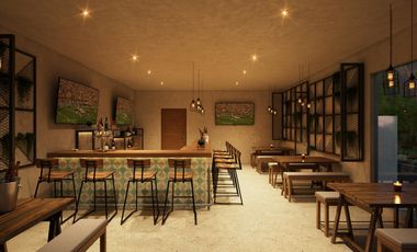 EN VENTA DEPARTAMENTO EN TULUM DE DOS HABITACIONES CON ALBERCA