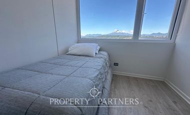Se arrienda hermoso Dpto.vista al lago y volcán  Villarrica
