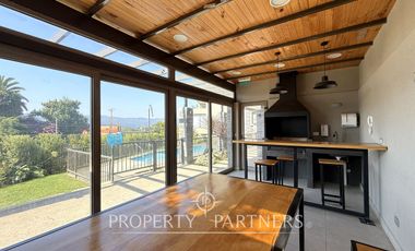 Departamento sector Montahue con vista al río