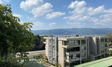 Departamento sector Montahue con vista al río