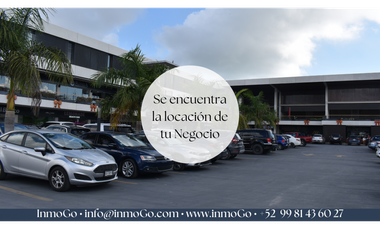 Renta Local Comercial Cancun Av Huayacan 205 m2 $500 m2