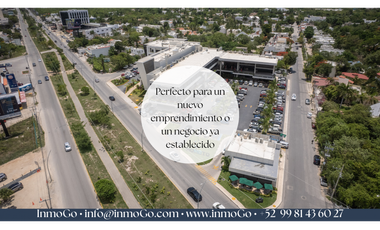 Renta Local Comercial Cancun Av Huayacan 205 m2 $500 m2