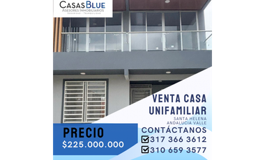 VENTA CASA UNIFAMILIAR PARA ESTRENAR BARRIO SANTA HELENA  ANDALUCIA