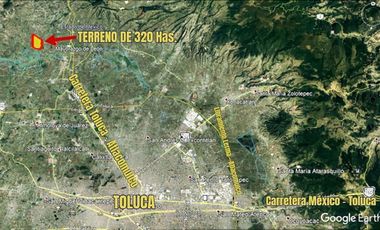 Vendo 320 Has en Almoloya