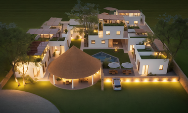 Villas en preventa, MINI LOFTS TICOPÓ a 20 min de Mérida, en Acanceh Yuc.