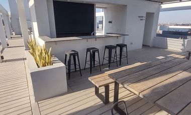 Departamento amoblado 1 dormitorio con cochera en alquiler